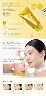 medicube Kojic Acid Turmeric Night Wrapping Mask medicube