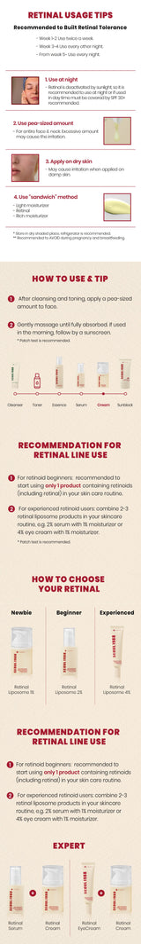 K-SECRET SEOUL 1988 Retinal Liposome 1% + Fermented Rice Cream K-SECRET