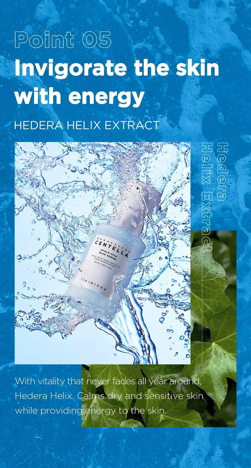 SKIN1004 Madagascar Centella Hyalu-Cica Blue Serum 50ml SKIN1004