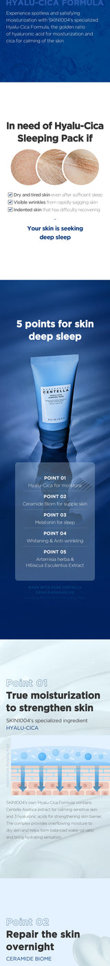 SKIN1004 Madagascar Centella Hyalu-Cica Sleeping Pack SKIN1004