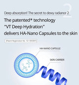 VT COSMETICS HYDROP REEDLE SHOT 100hL 2 STEP MASK VT COSMETICS