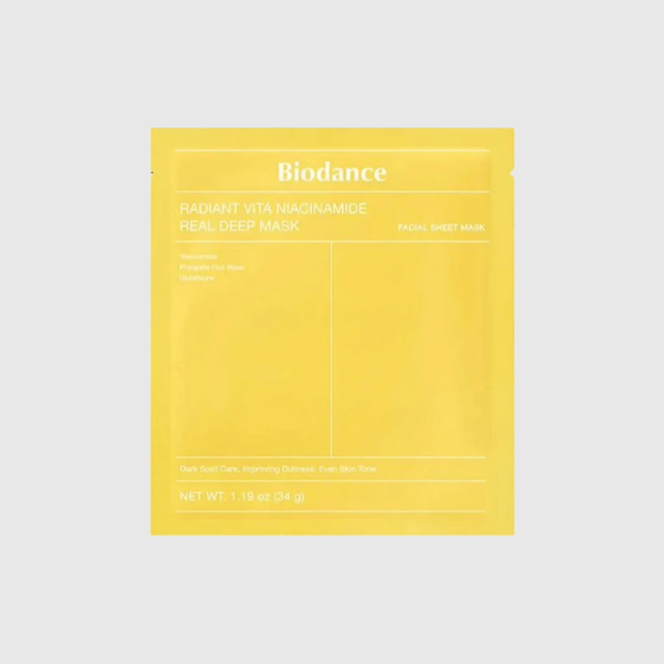 Biodance Radiant Vita Niacinamide Real Deep Mask (1 unidad) Biodance