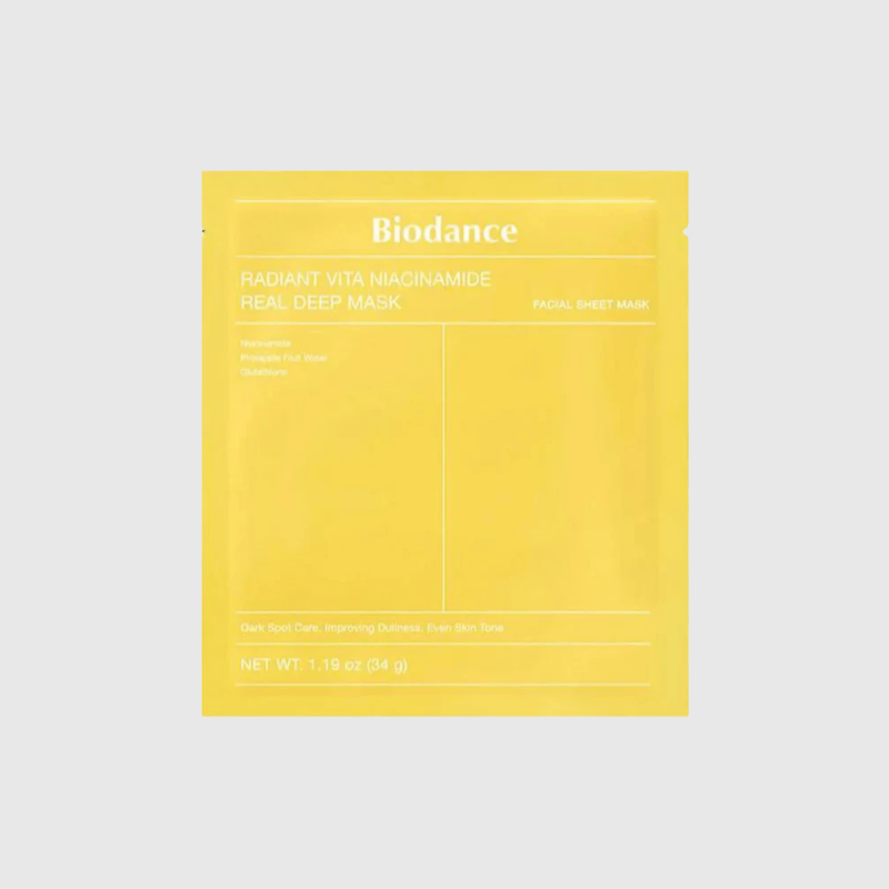 Biodance Radiant Vita Niacinamide Real Deep Mask (1 unidad) Biodance