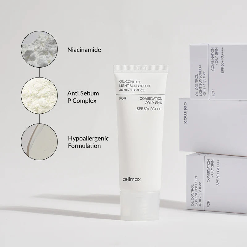 celimax Oil Control Light Sunscreen SPF50+ PA++++ celimax