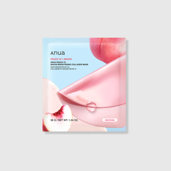 Anua PEACH 70 NIACIN BRIGHTENING COLLAGEN MASK (1 unidad) Anua