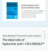 VT COSMETICS HYDROP REEDLE SHOT 100hL 2 STEP MASK VT COSMETICS