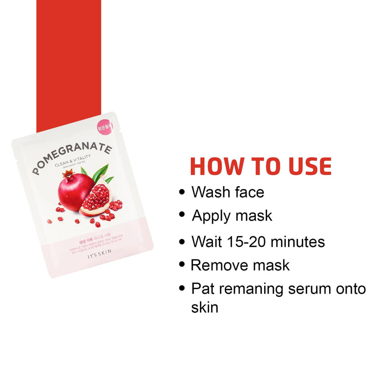 It'S SKIN The Fresh Mask Sheet - Pomegranate It'S SKIN