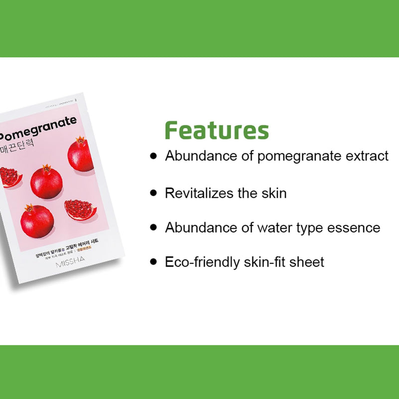 MISSHA Airy Fit Sheet Mask (Pomegranate) MISSHA