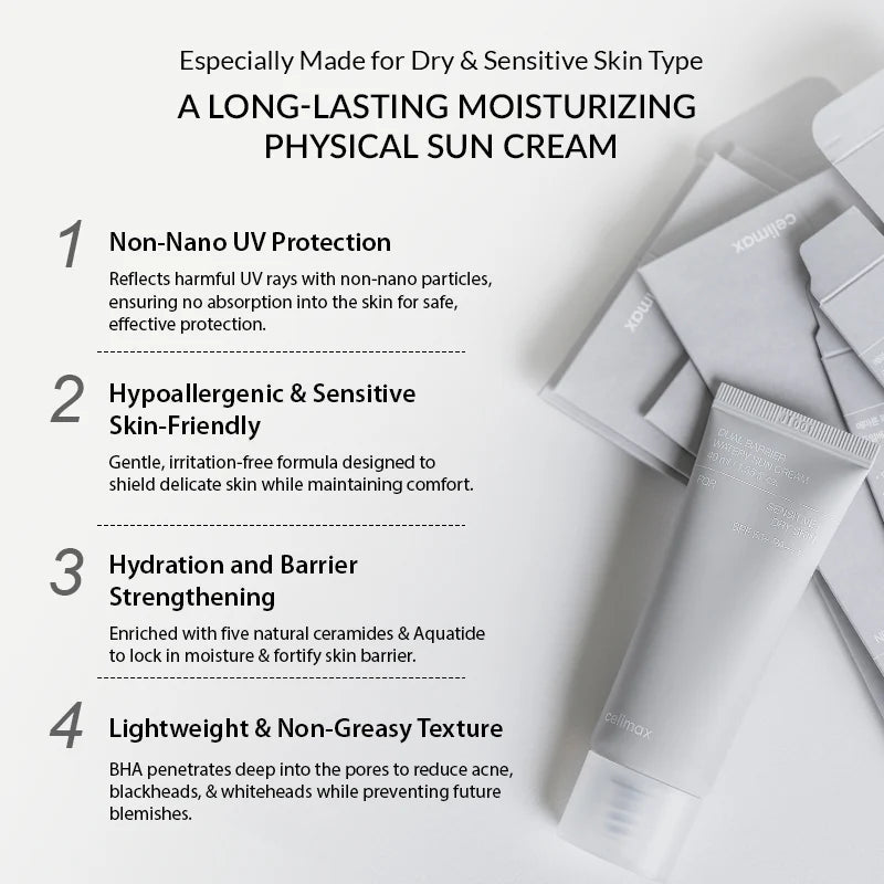 celimax Dual Barrier Watery Sun Cream SPF50+ PA++++ celimax