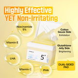 numbuzin No.5+ Glutathione Vitamin Concentrated Toner Pads numbuzin
