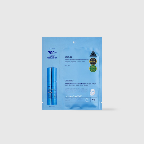 VT COSMETICS HYDROP REEDLE SHOT 700hL 2 STEP MASK VT COSMETICS