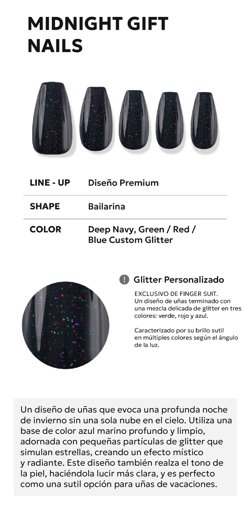 FINGER SUIT MIDNIGHT GIFT Finger suit