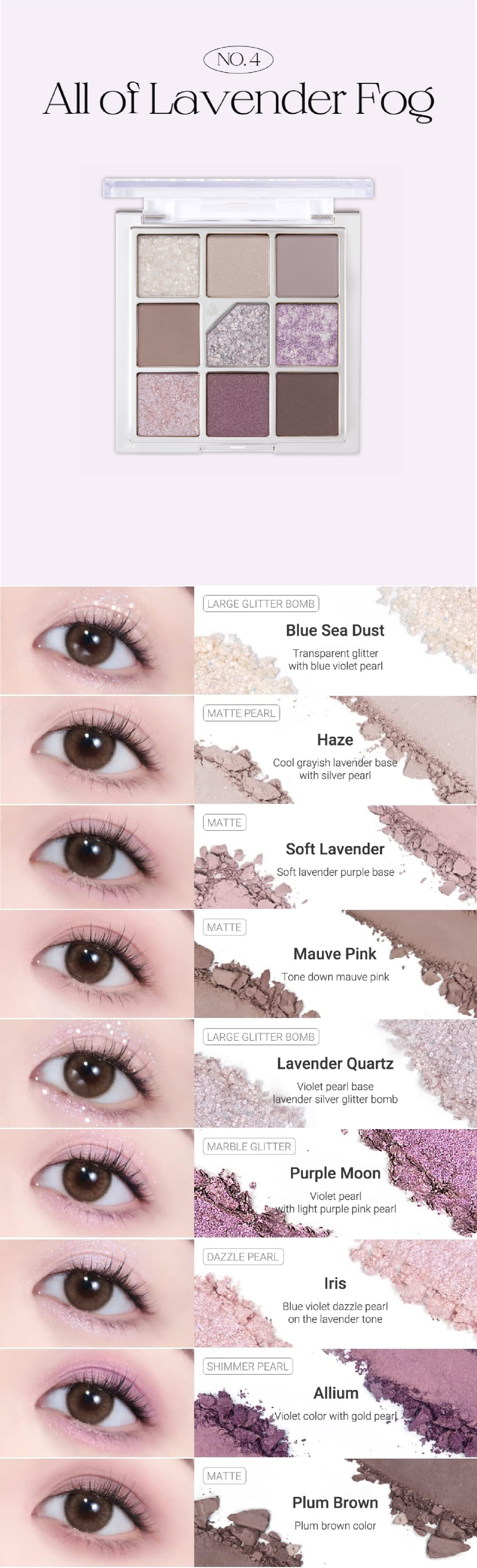 Unleashia Glitterpedia Eye Palette Unleashia