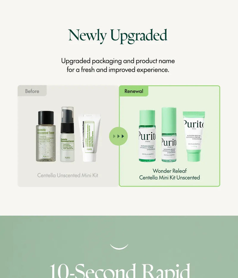 Purito Seoul Wonder Releaf Centella Mini Kit Unscented Purito Seoul