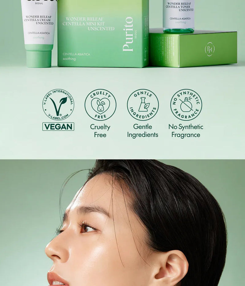 Purito Seoul Wonder Releaf Centella Mini Kit Unscented Purito Seoul