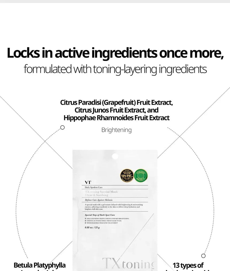 VT COSMETICS TX-TONING SPECIAL MASK VT COSMETICS