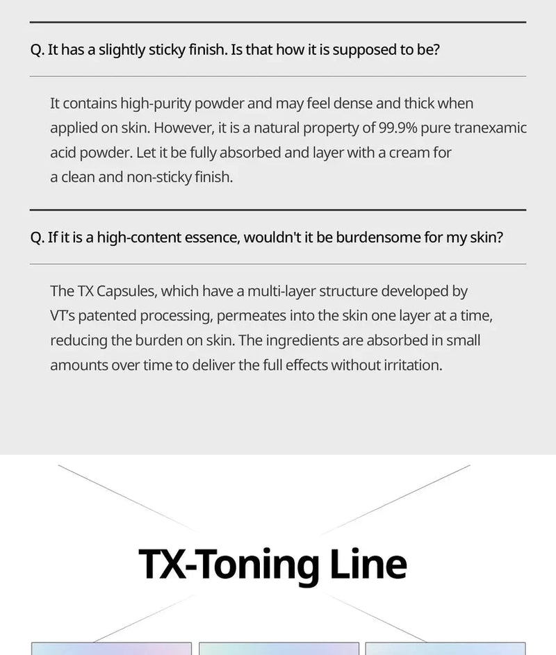 VT COSMETICS TX-TONING SPECIAL MASK VT COSMETICS