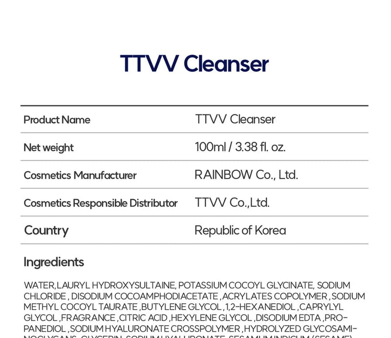 TTVV Cleanser TTVV