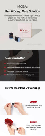 moev Annurcatin Hair Steamer Pro Oil Cartridge moev