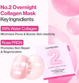 numbuzin No.2 Rose PDRN Overnight Collagen Mask numbuzin