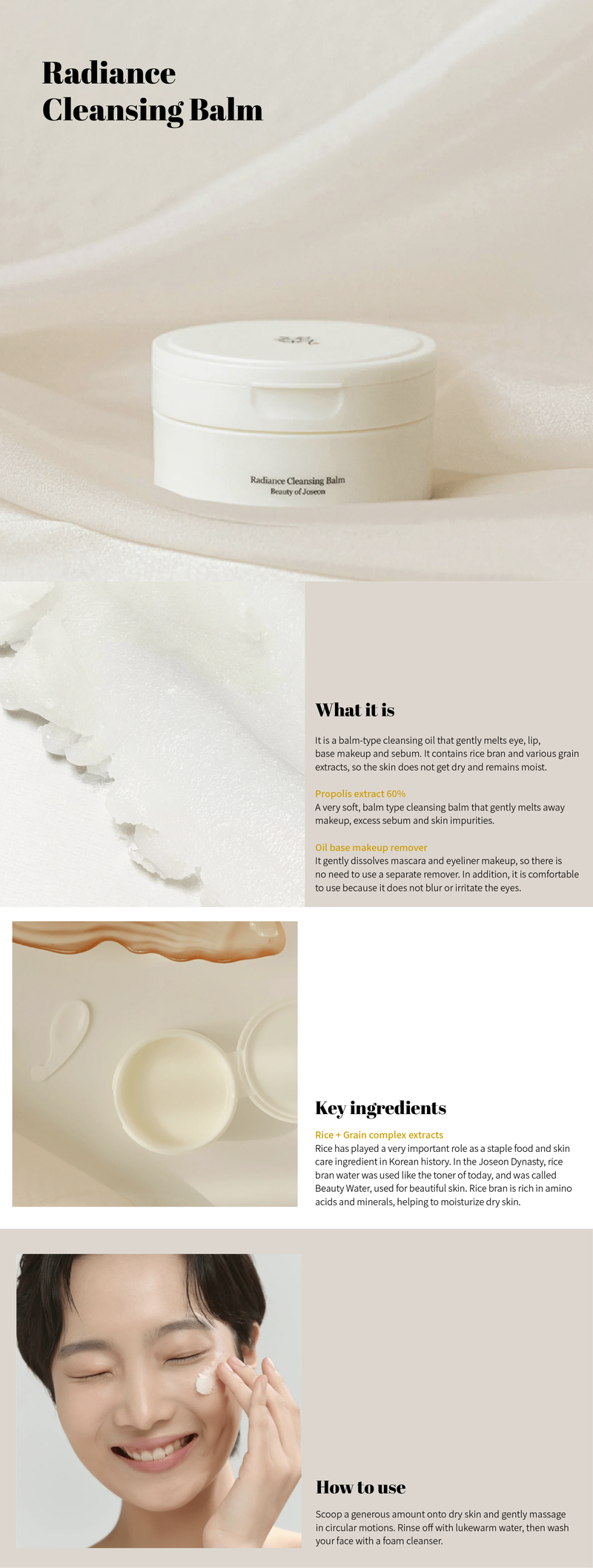 Beauty of Joseon Radiance Cleansing Balm Beauty of Joseon