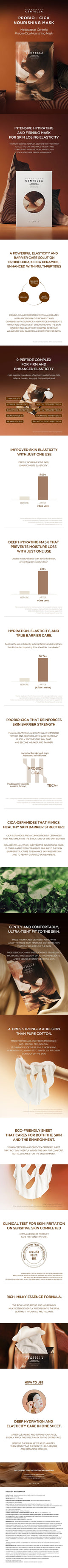 SKIN1004 Madagascar Centella Probio-Cica Nourishing Mask 22ml x 5ea SKIN1004