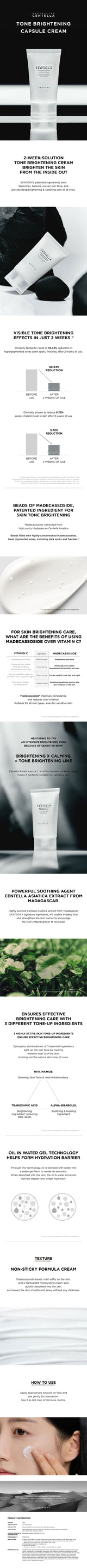 SKIN1004 Madagascar Centella Tone Brightening Capsule Cream SKIN1004