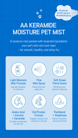 WeButlers AA KERAMIDE Moisture Pet Mist Webutler