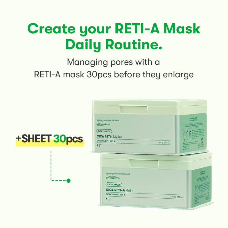 VT COSMETICS CICA RETI-A MASK VT COSMETICS