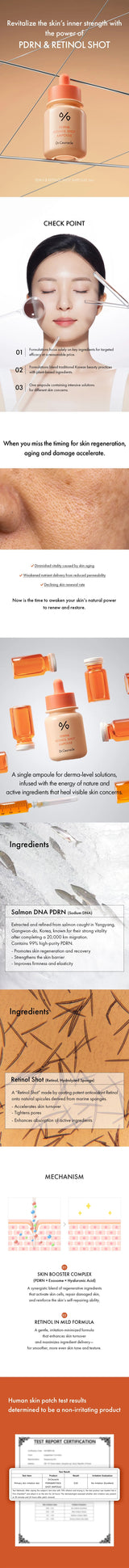 Dr.Ceuracle PDRN & RETINOL SHOT Dr.Ceuracle