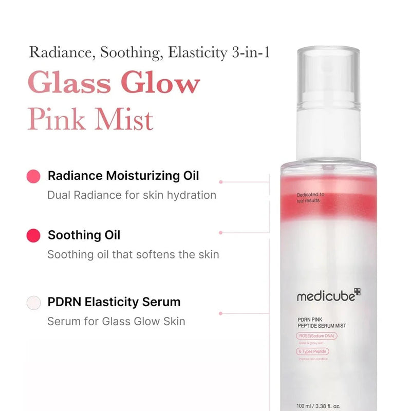 medicube PDRN Pink Glutathione Serum Mist medicube