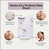MISSHA Airy Fit Sheet Mask (Pearl) MISSHA