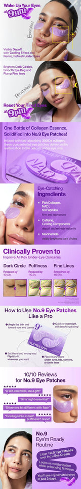 numbuzin No.9 NAD Collagen Under Eye Patches (5EA) numbuzin