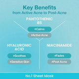 numbuzin No.1 Pantothenic B5 Hyaluronic Active Clear Mask numbuzin