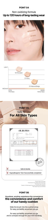 THE TOOL LAB Stamp Skinfit Cushion Glow + Brush THE TOOL LAB